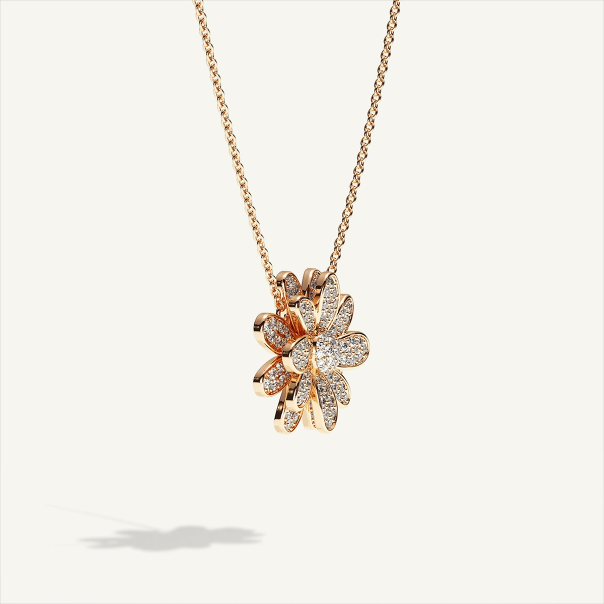 Measures of Love Pavé Necklace – product view 2