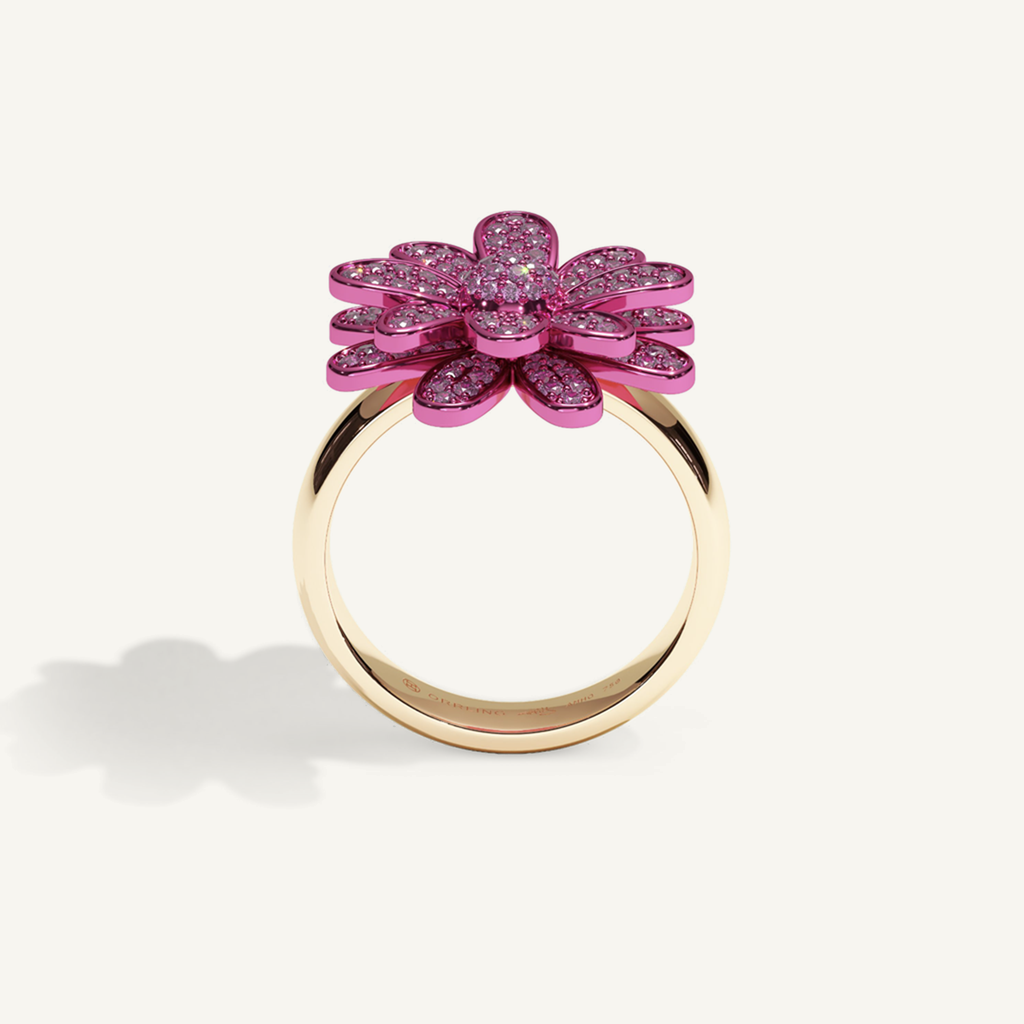 Measures of Love Pink Pavé Ring – product view 3