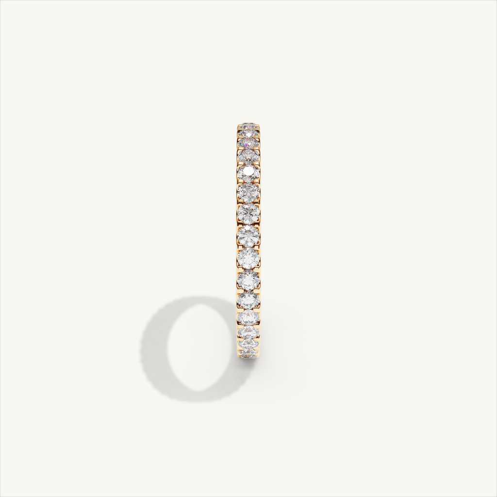 MONTE M25 diamond eternity ring in 18K rose gold — view 4