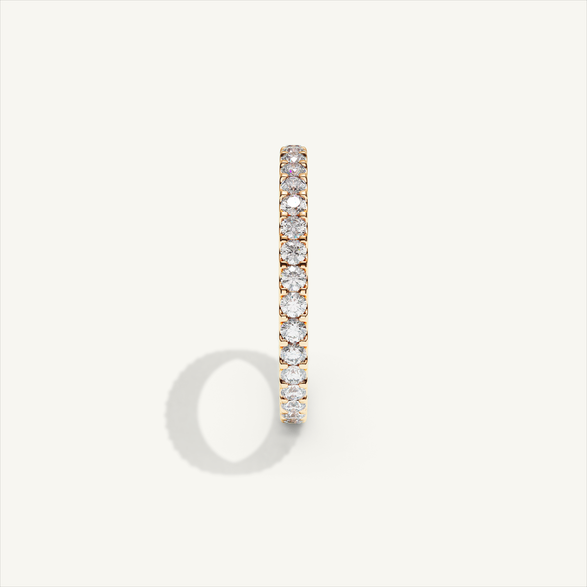 MONTE M25 diamond eternity ring in 18K rose gold — view 4