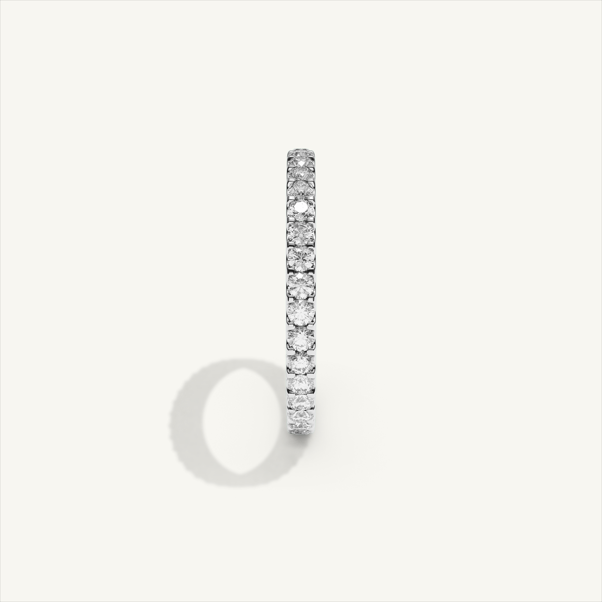 MONTE M25 diamond eternity ring in 18K white gold — view 4