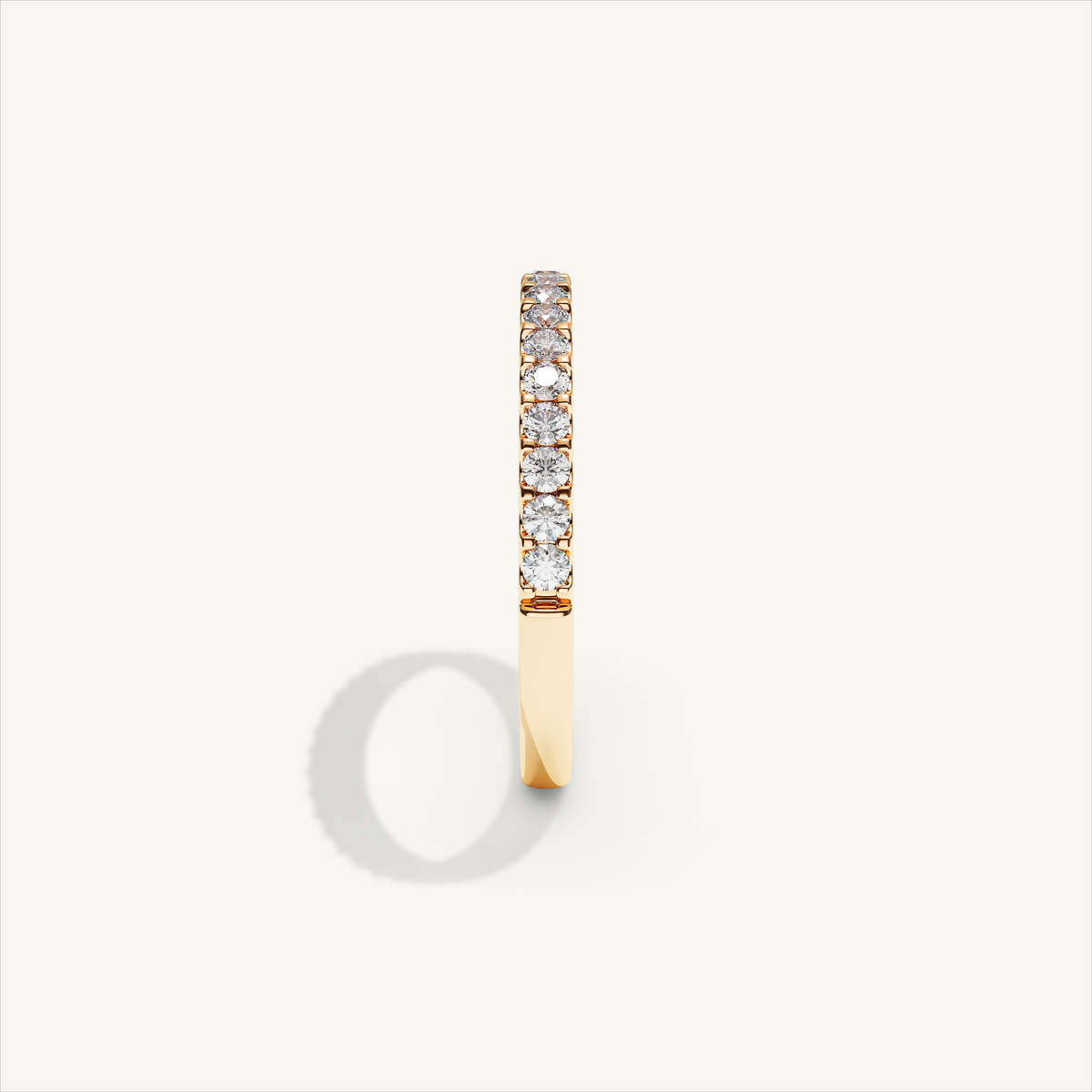 MONTE M25 Half Eternity Ring, 18K rose gold, view 4