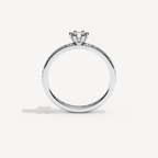 ORRIELLECANAL — Round Solitaire 2 mm · Diamond Band | White Gold | View 2