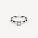 ORRIELLE — Round Solitaire 2 mm | White Gold | View 0