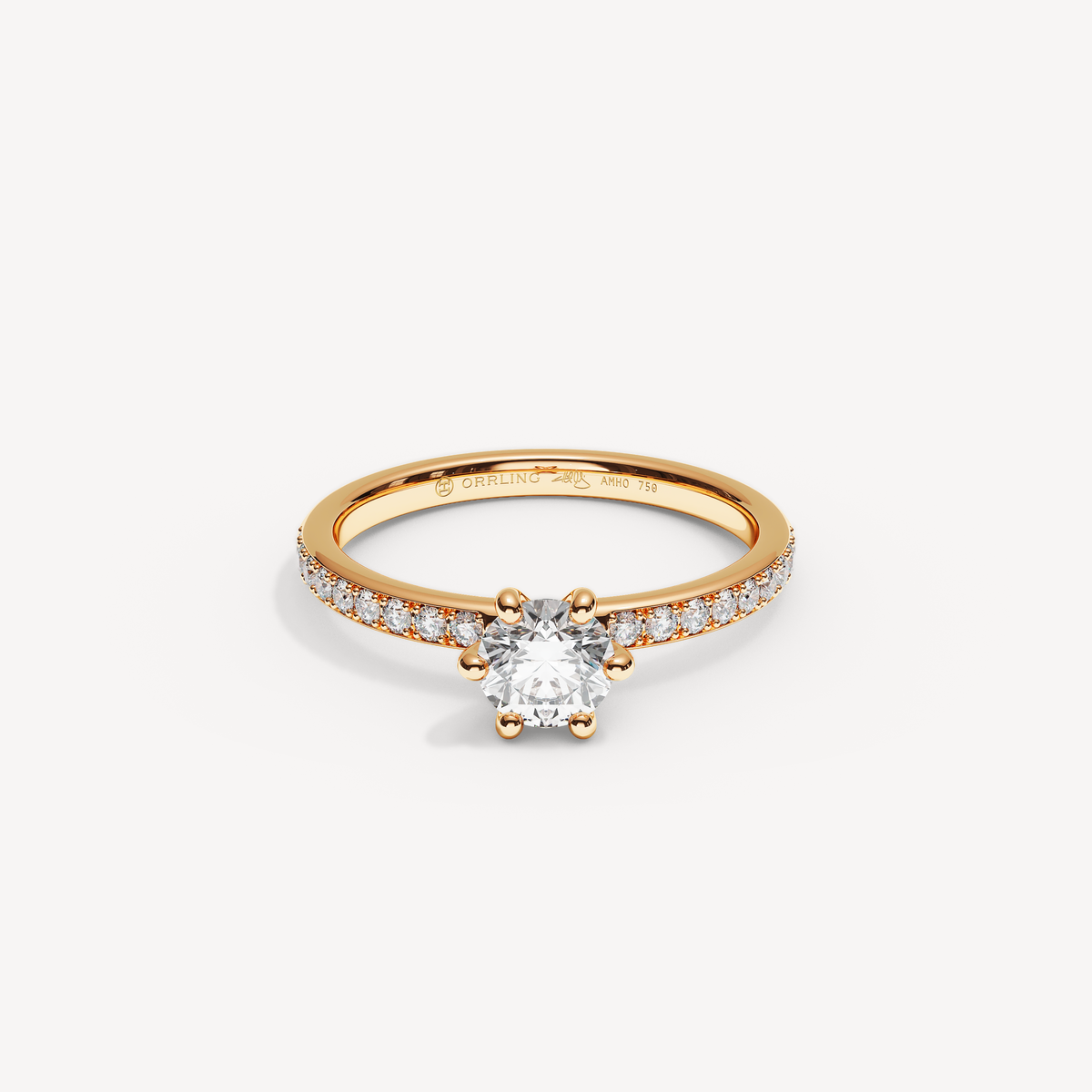 011) ORRIELLECANAL 92-2. 6 klo 0,50 + 0,01 sidstenar | Rose Gold | View 0