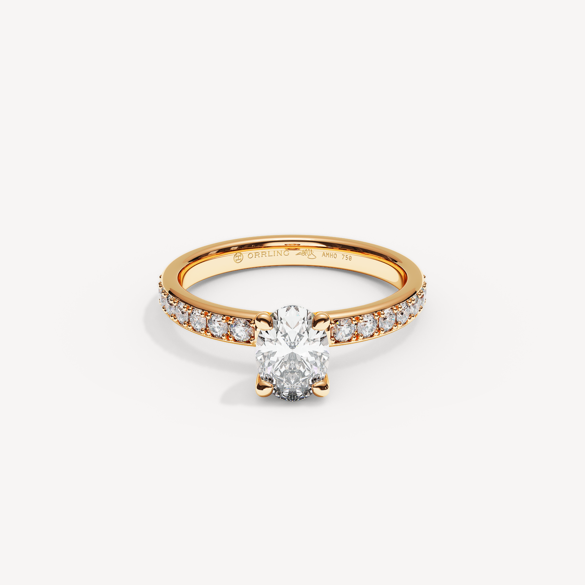 013) PHELIACANAL 92-2,5. Oval 0,70 + 0,02 sidstenar | Rose Gold | View 0