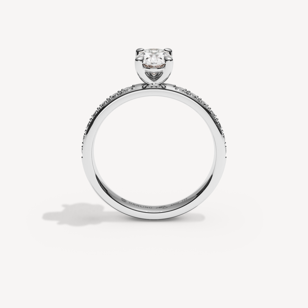 013) PHELIACANAL 92-2,5. Oval 0,70 + 0,02 sidstenar | White Gold | View 2