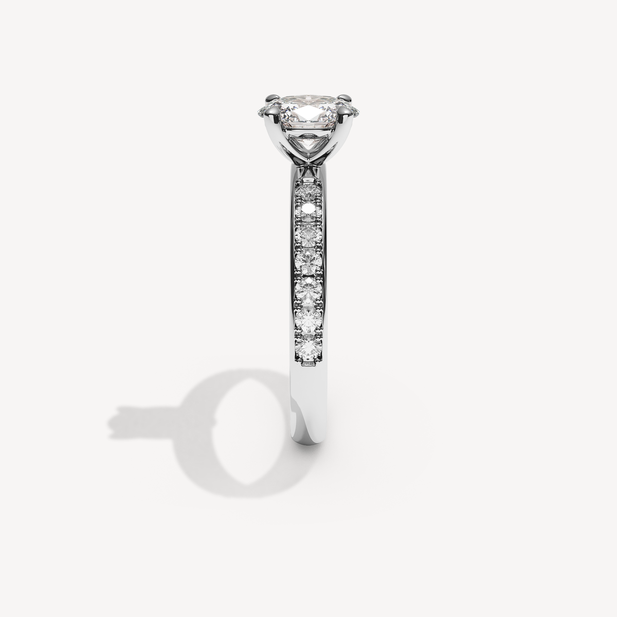 013) PHELIACANAL 92-2,5. Oval 0,70 + 0,02 sidstenar | White Gold | View 3