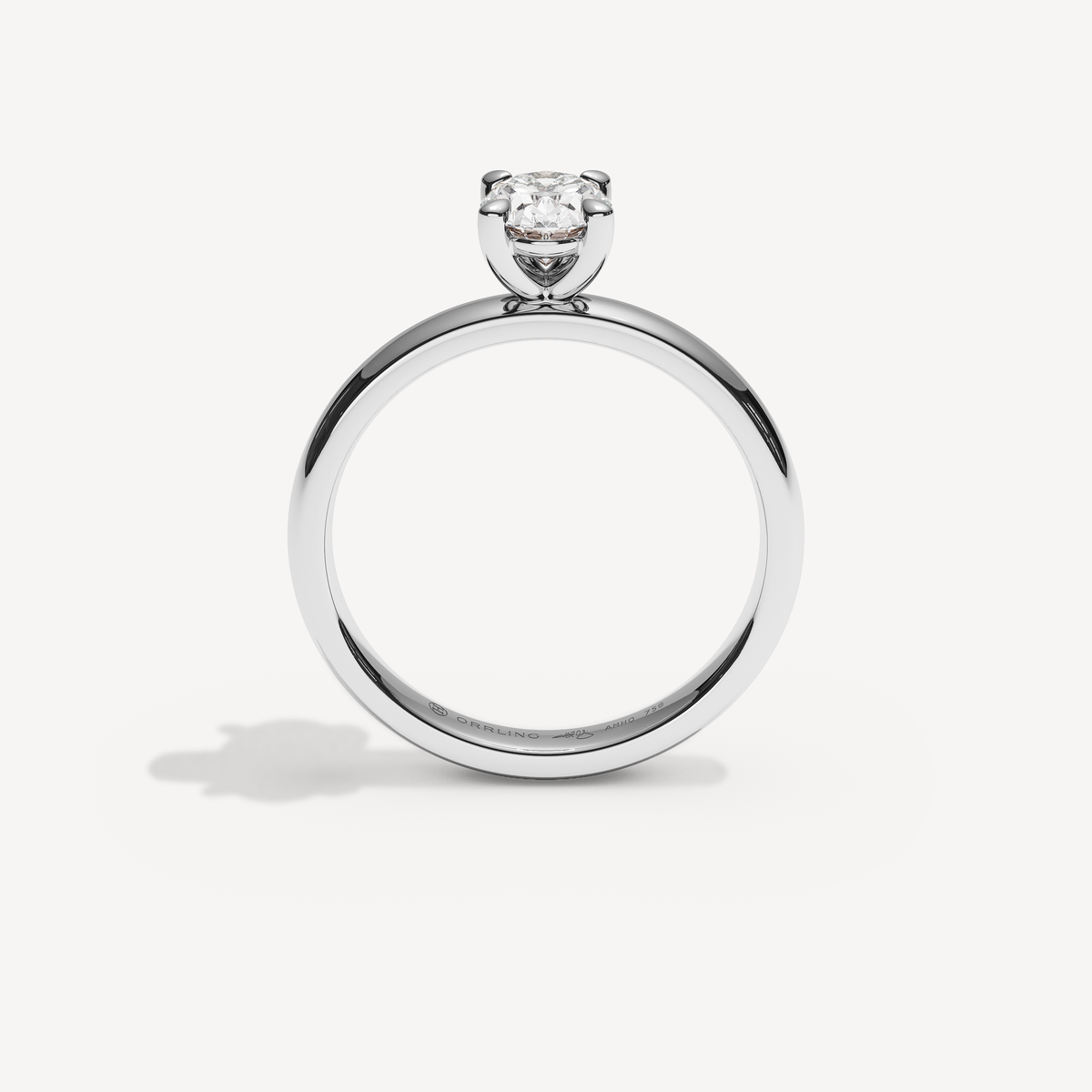 014) PHELIA92-2,5. Oval 0,70 | White Gold | View 2