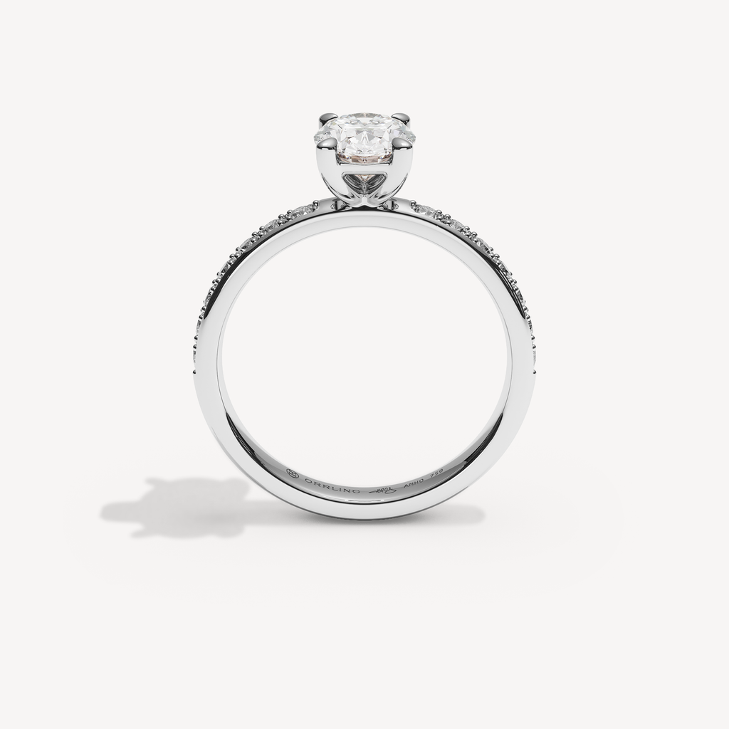 015) PHELIACANAL 92-2,5. Oval 1,00 + 0,02 sidstenar | White Gold | View 2