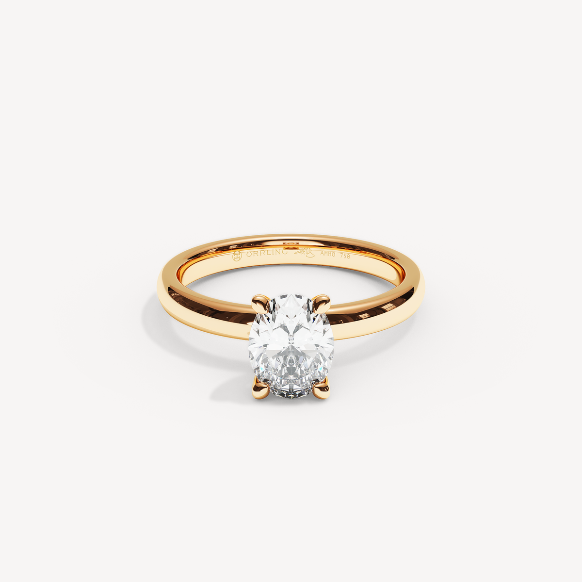 016) PHELIA 92-2,5. Oval 1,00 | Rose Gold | View 0