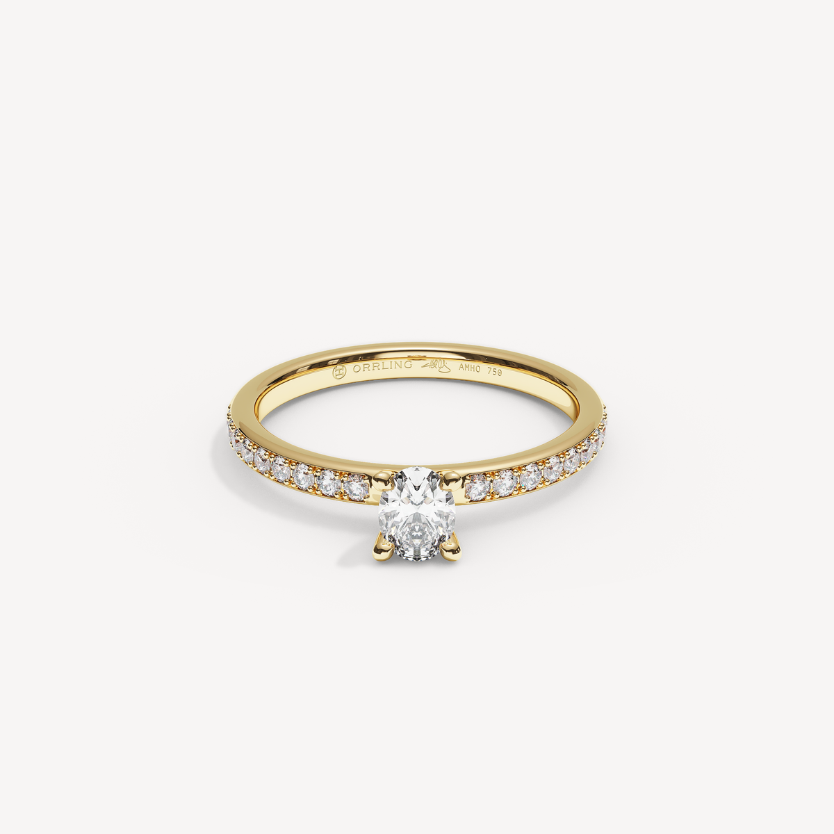 017) PHELIACANAL 92-2. Oval 0,30 + 0,01 sidstenar | Yellow Gold | View 0