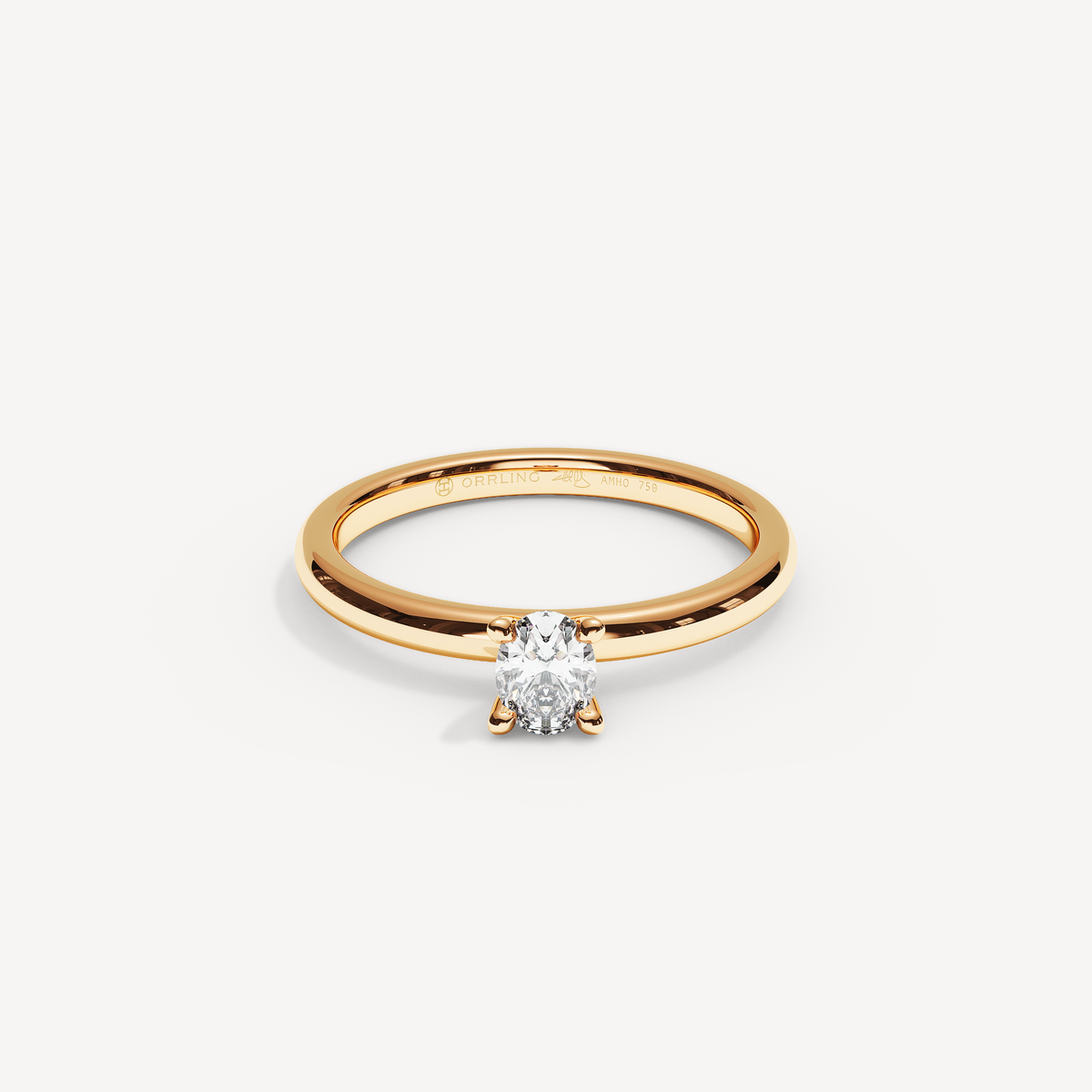 018) PHELIA 92-2. Oval 0,30 | Rose Gold | View 0