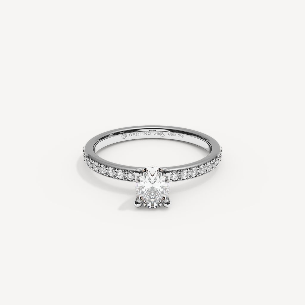 019) PHELIACANAL 92-2. Oval 0,50 + 0,01 sidstenar | White Gold | View 0