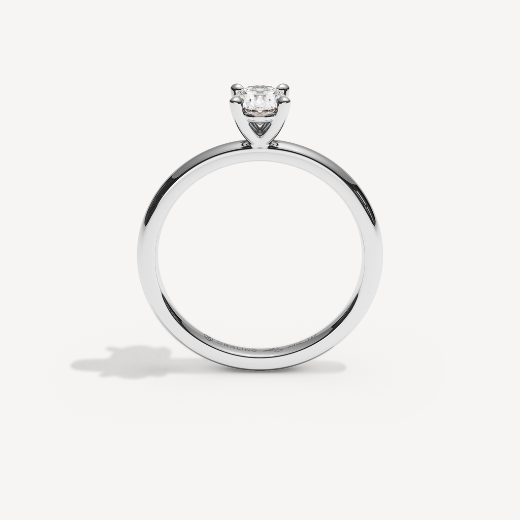 020) PHELIA 92-2. Oval 0,50 | White Gold | View 2