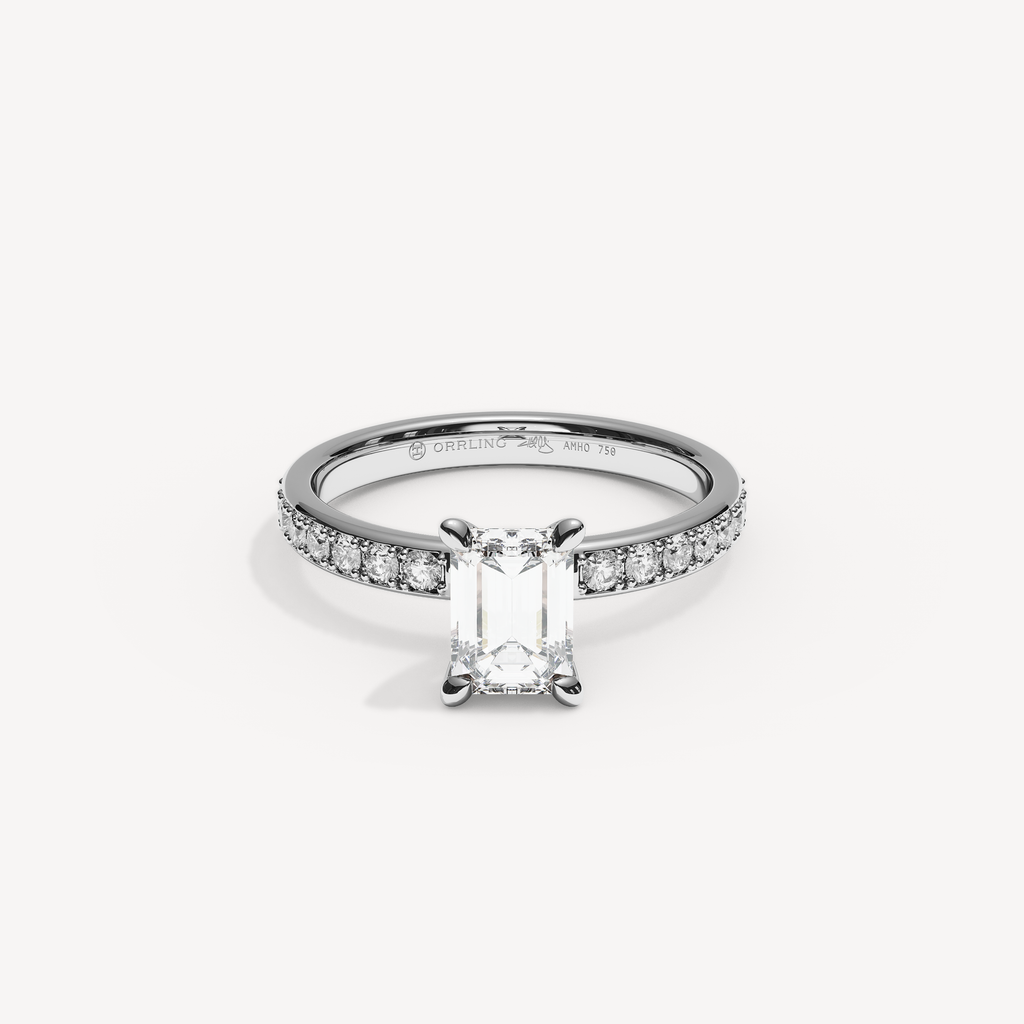 023) REFELLECANAL 92-2,5. Smaragd 1,00 + 0,02 sidstenar | White Gold | View 0