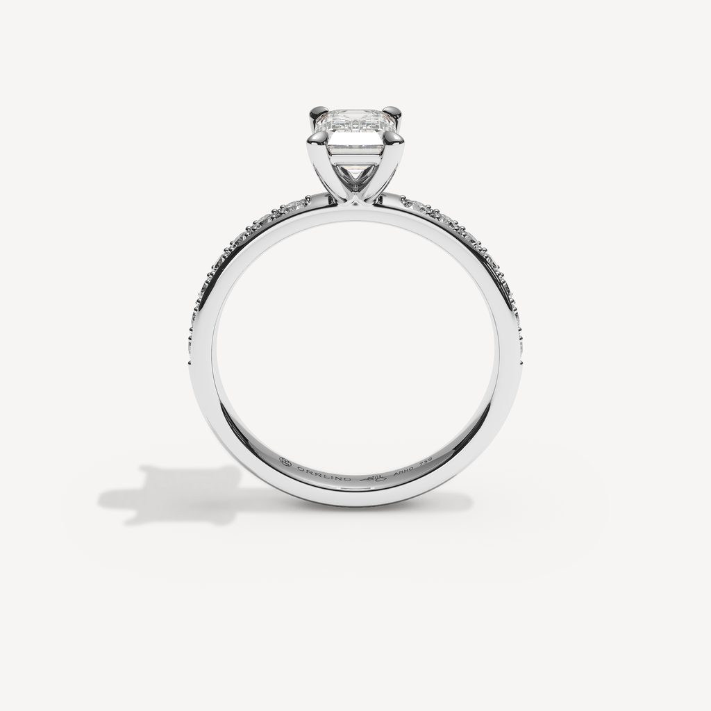 023) REFELLECANAL 92-2,5. Smaragd 1,00 + 0,02 sidstenar | White Gold | View 2