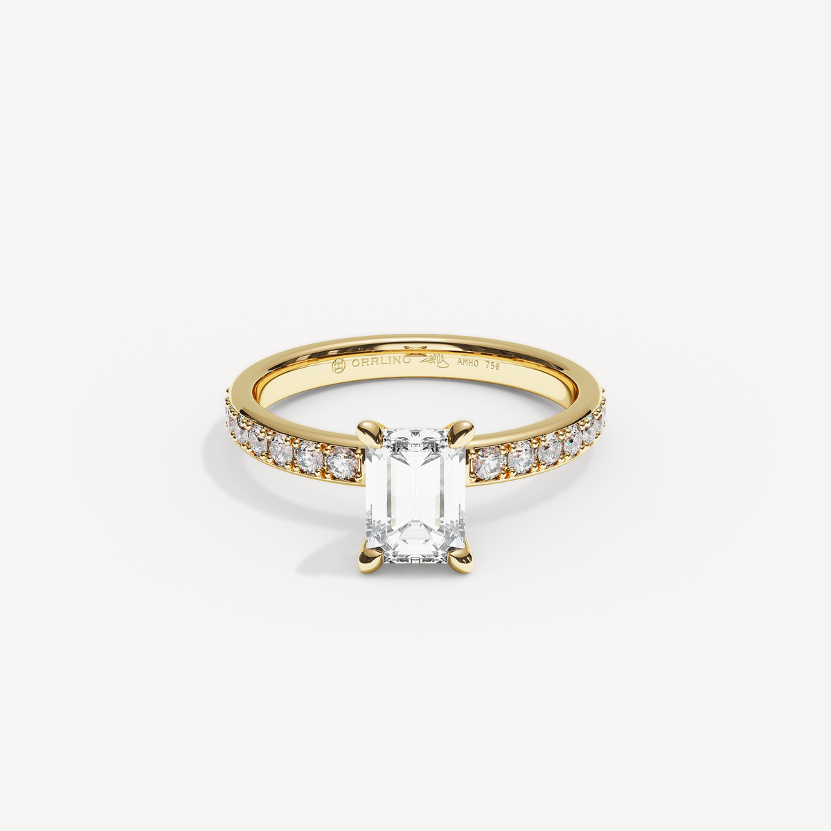 023) REFELLECANAL 92-2,5. Smaragd 1,00 + 0,02 sidstenar | Yellow Gold | View 0