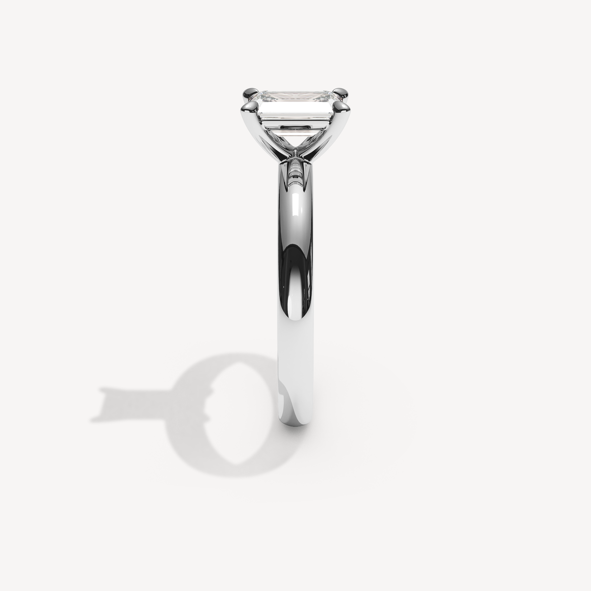 024) REFELLE 92-2,5. Smaragd 1,00 | White Gold | View 3
