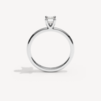 028) REFELLE 92-2. Smaragd 0,50 | White Gold | View 2