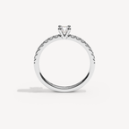 COVAMONTE — Round Solitaire 2 mm · Diamond Band | White Gold | View 2