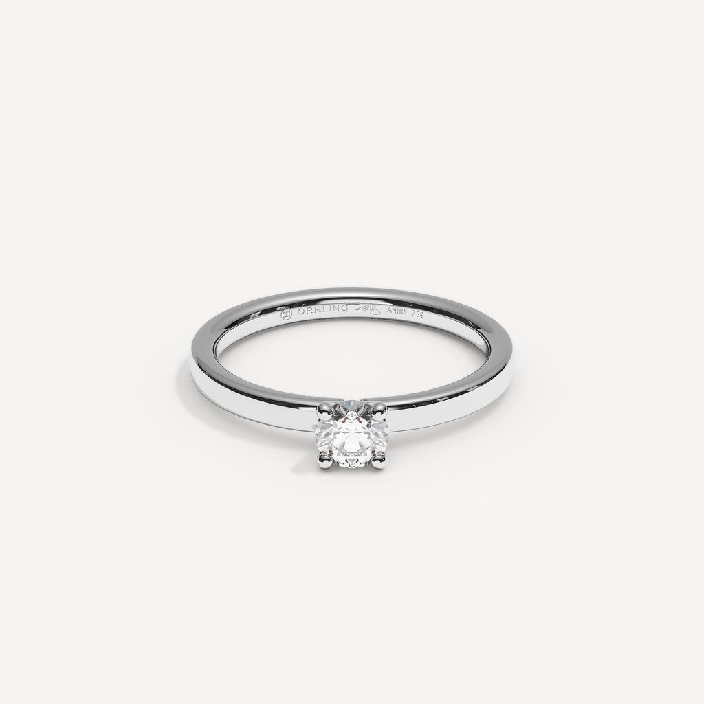 COVAMONTE — Round Solitaire 2 mm | White Gold | View 0