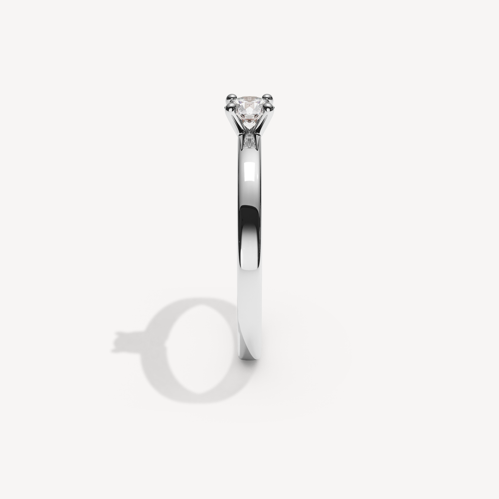 COVAMONTE — Round Solitaire 2 mm | White Gold | View 3