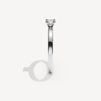 COVAMONTE — Round Solitaire 2 mm | White Gold | View 3