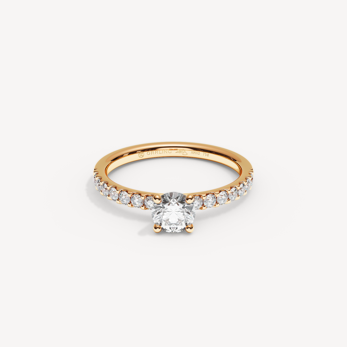 041COVAMONTE M25. 2 mm skena. Glimmer 0,50 + 0,02 sidstenar | Rose Gold | View 0