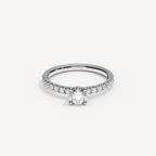 041COVAMONTE M25. 2 mm skena. Glimmer 0,50 + 0,02 sidstenar | White Gold | View 0
