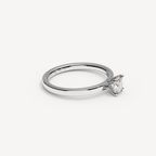 042COVAMONTE  M25. 2 mm skena. Glimmer 0,50 | White Gold | View 1