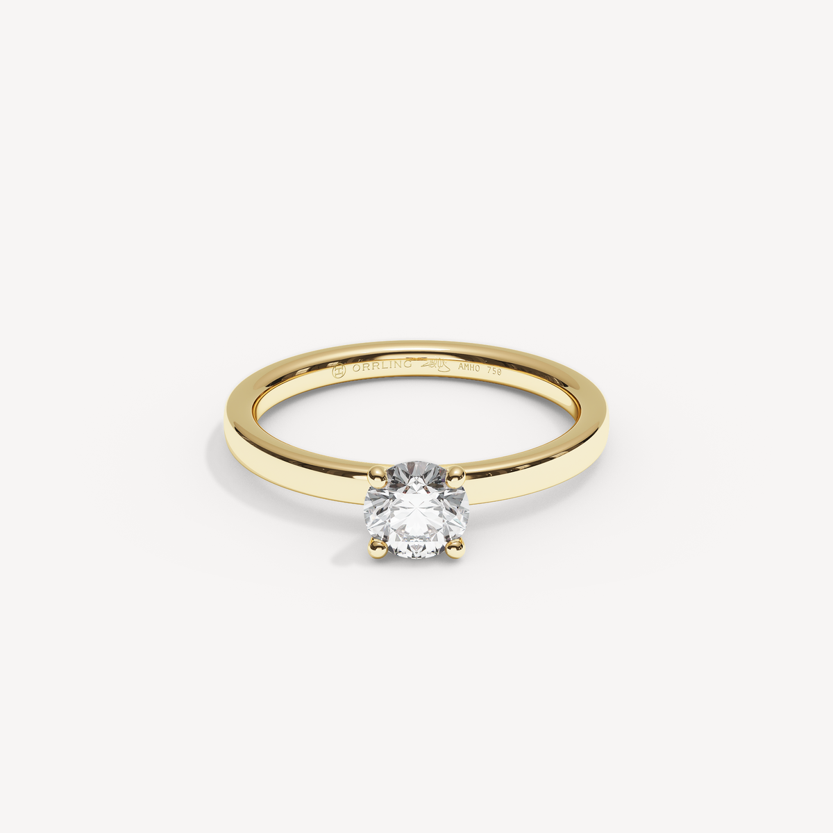 042COVAMONTE  M25. 2 mm skena. Glimmer 0,50 | Yellow Gold | View 0