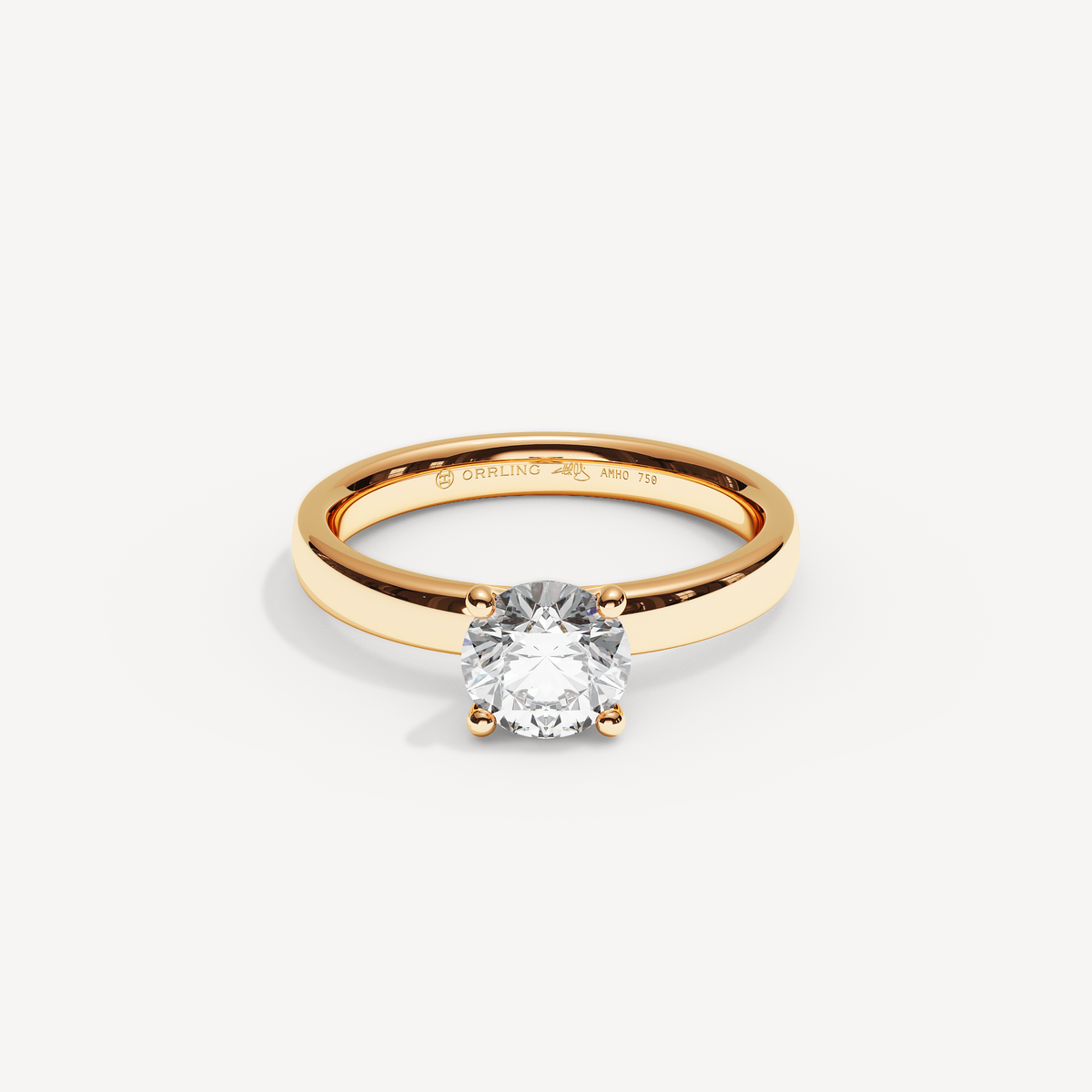 046COVAMONTE M25. 3 mm skena. Glimmer 0,75 | Rose Gold | View 0