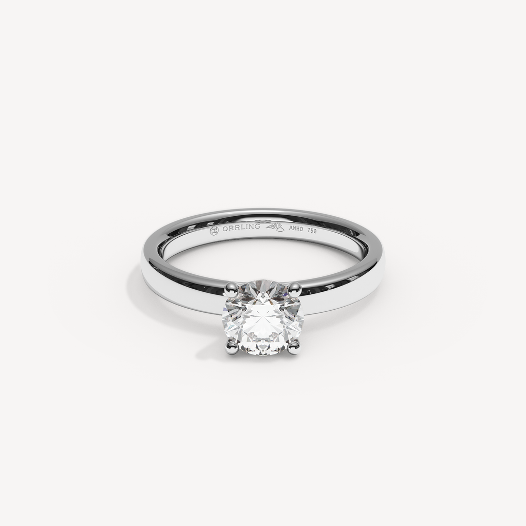 046COVAMONTE M25. 3 mm skena. Glimmer 0,75 | White Gold | View 0
