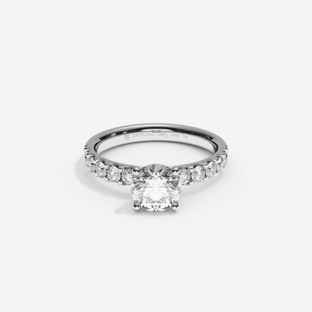 047COVAMONTE M25. 3 mm skena. Glimmer 1,00 + 0,05 sidstenar | White Gold | View 0