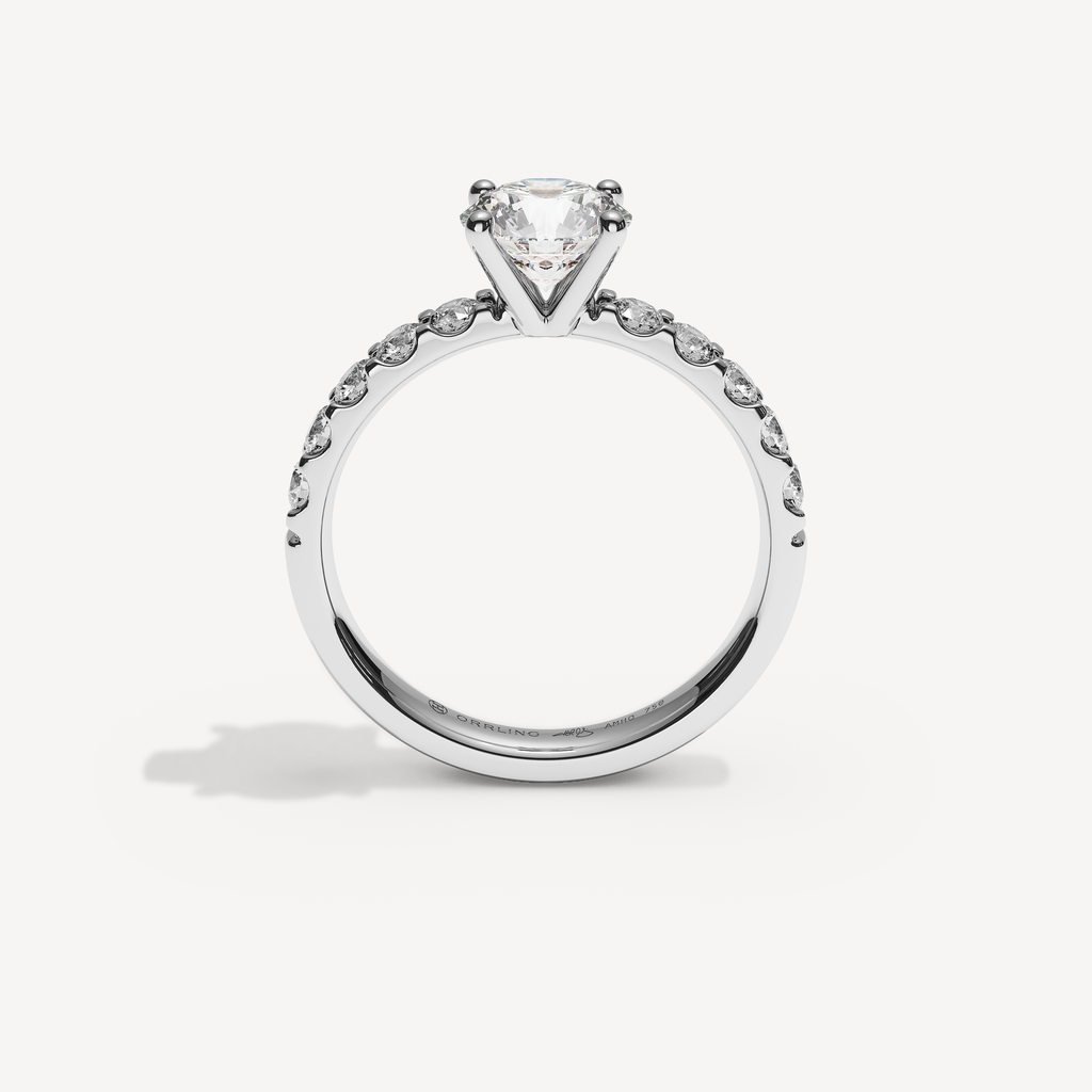 047COVAMONTE M25. 3 mm skena. Glimmer 1,00 + 0,05 sidstenar | White Gold | View 2