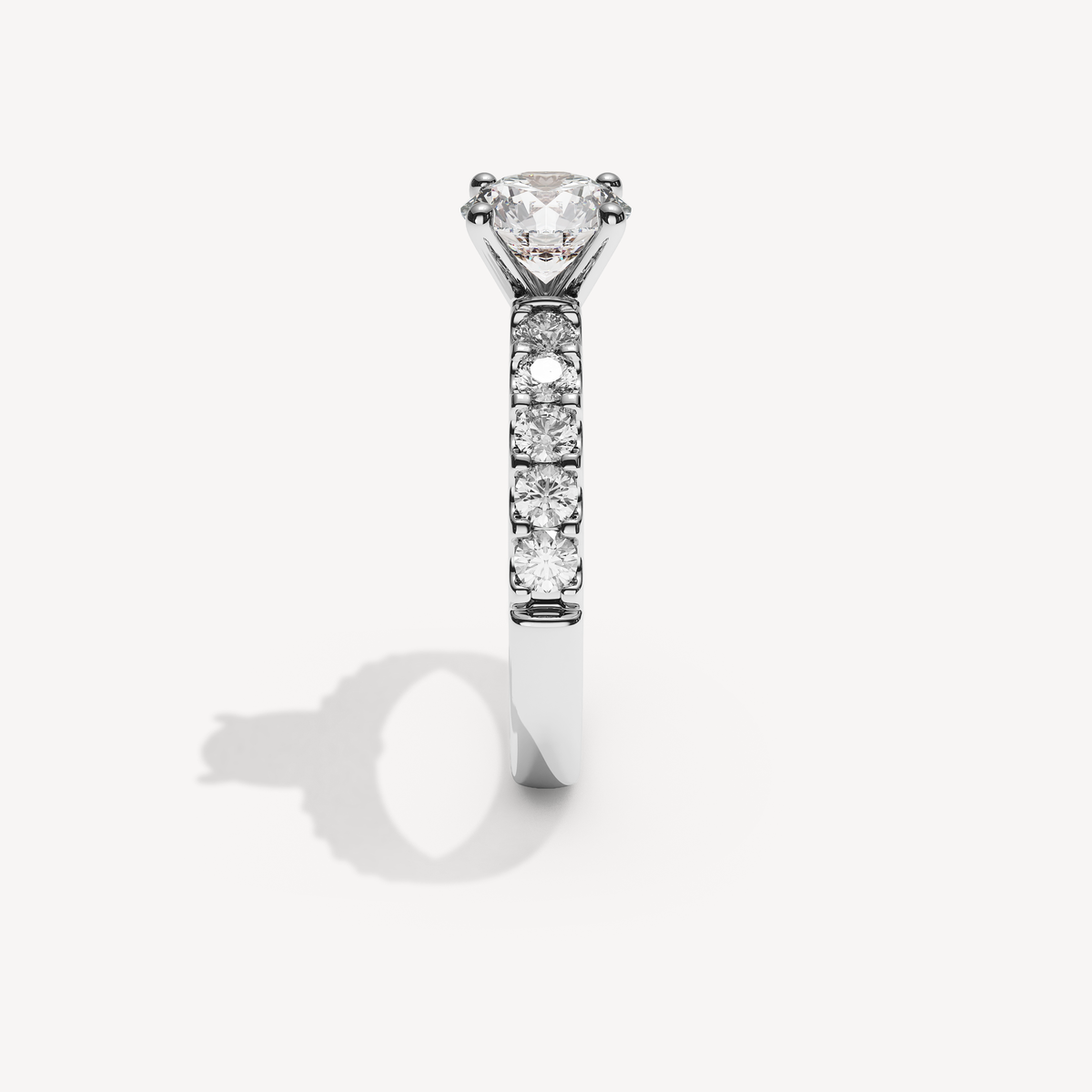 047COVAMONTE M25. 3 mm skena. Glimmer 1,00 + 0,05 sidstenar | White Gold | View 3