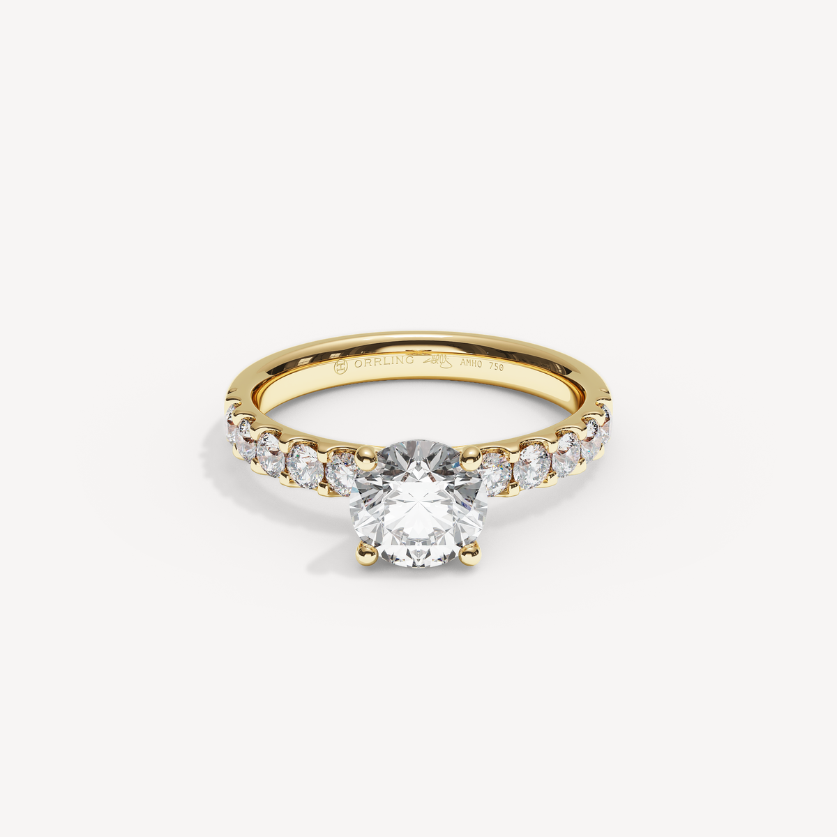047COVAMONTE M25. 3 mm skena. Glimmer 1,00 + 0,05 sidstenar | Yellow Gold | View 0