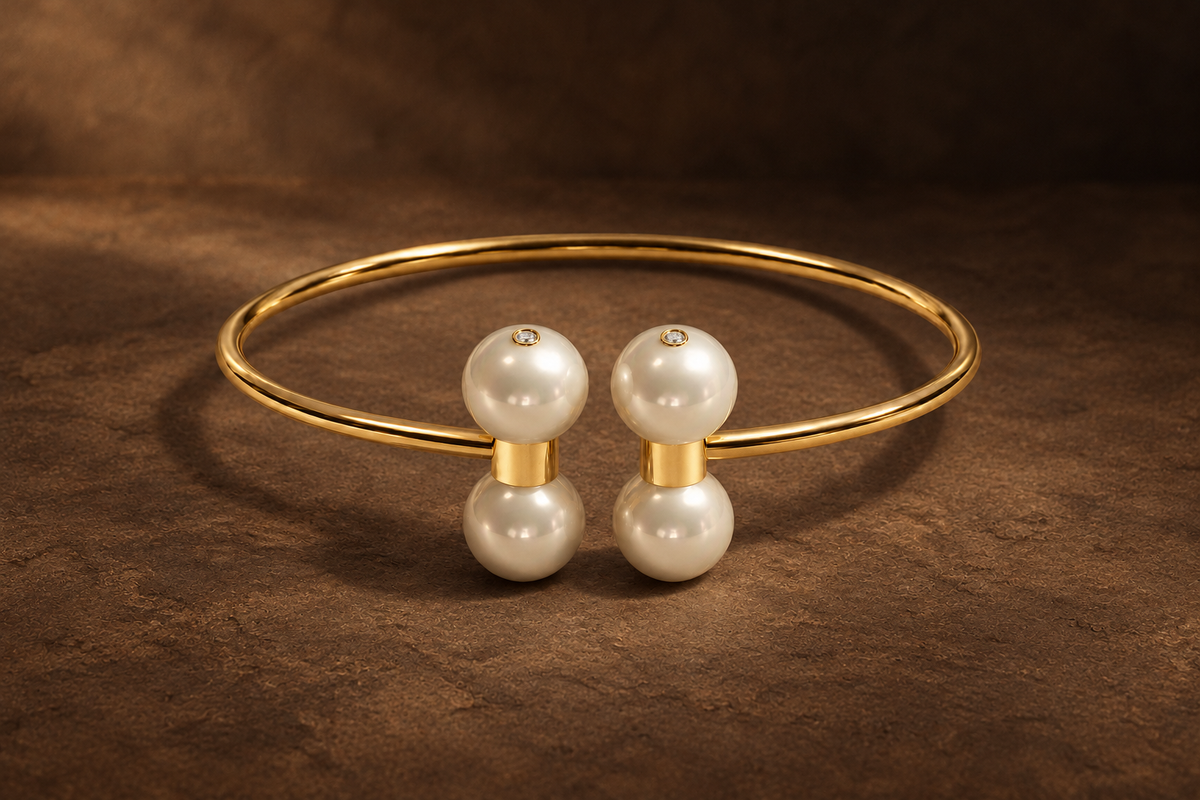Orrling bracelets in deep tobacco editorial setting
