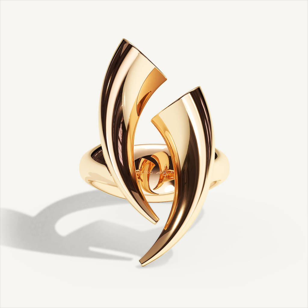 Griffe Couple Ring in 18K rose gold, product view