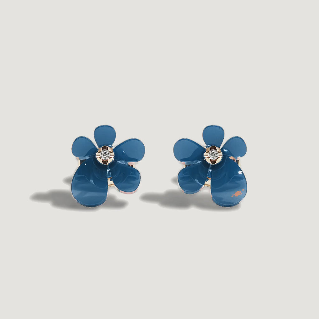 Gisela Blue Agate Studs