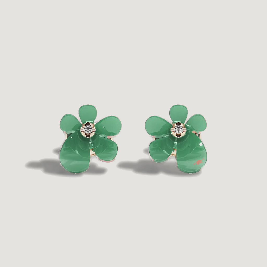 Gisela Chrysoprase Studs