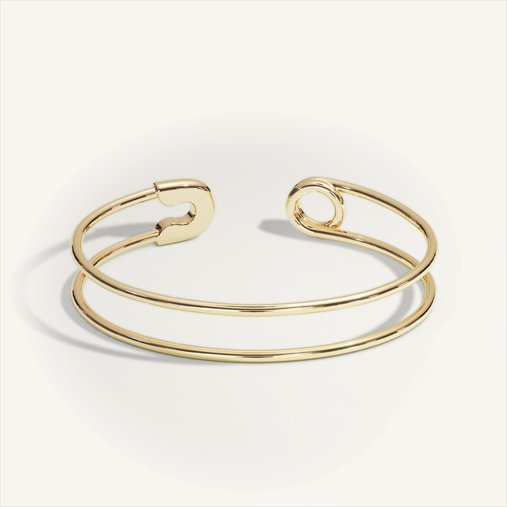 Safety Pin Bangle — product view