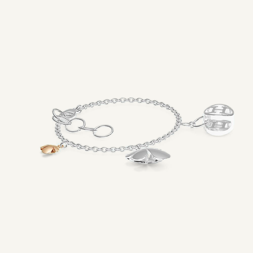 Bloom Gisela Charm Bracelet Silver & Gold