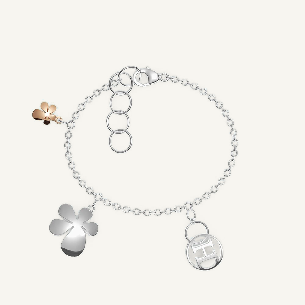 Bloom Gisela Charm Bracelet Silver & Gold