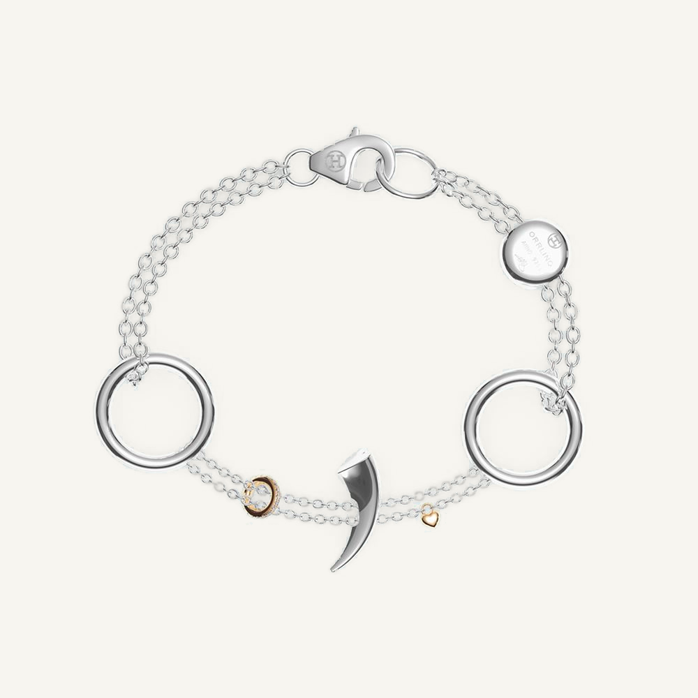 Griffe Charm Bracelet Diamond Loop