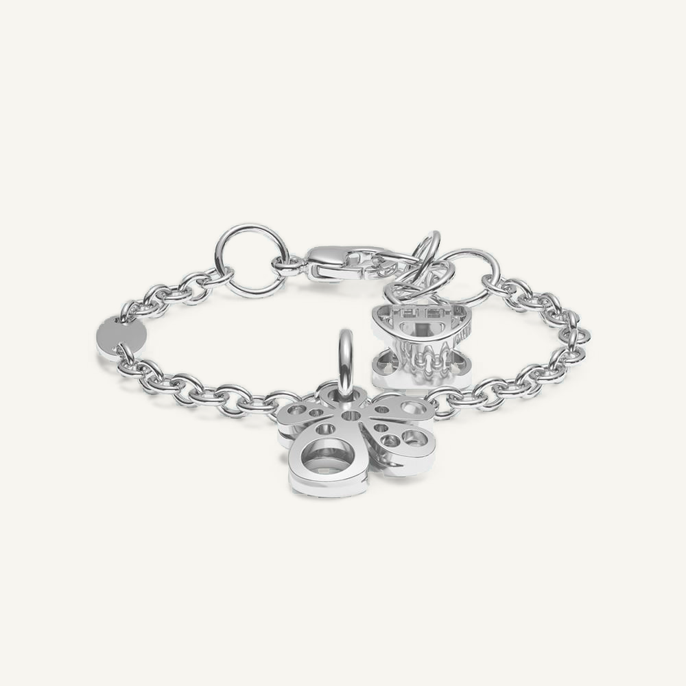 Gisela Charm Bracelet Silver
