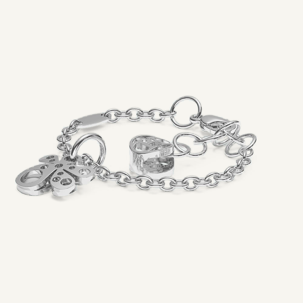 Gisela Charm Bracelet Silver
