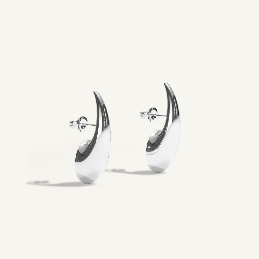 Griffe Silver Ear Cuffs