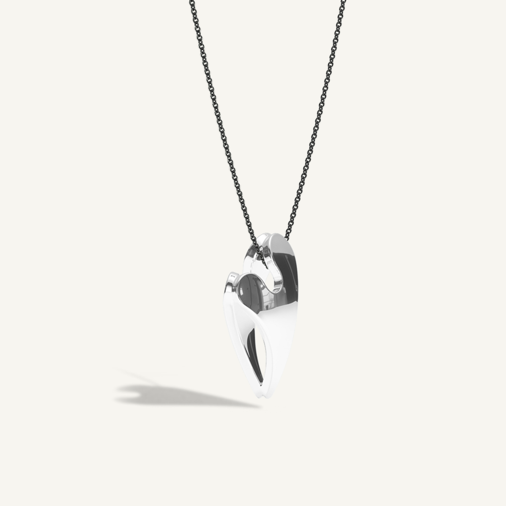 Dripping Core Grand Silver Necklace